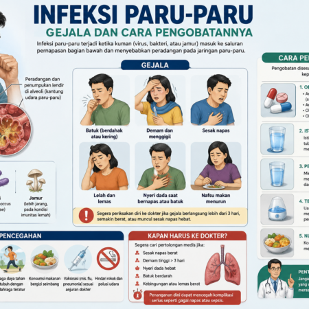 Infeksi Paru-Paru: Gejala dan Cara Pengobatannya
